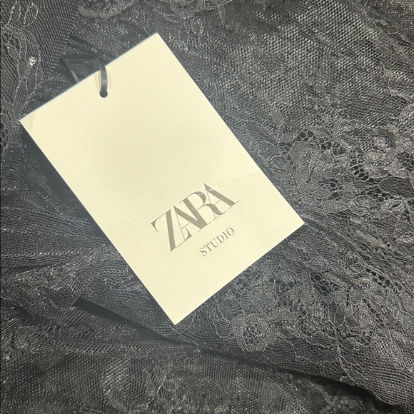 ZARA STUDIO LIMITED EDITION LACE MIDI DRESS - Picture 9 of 16